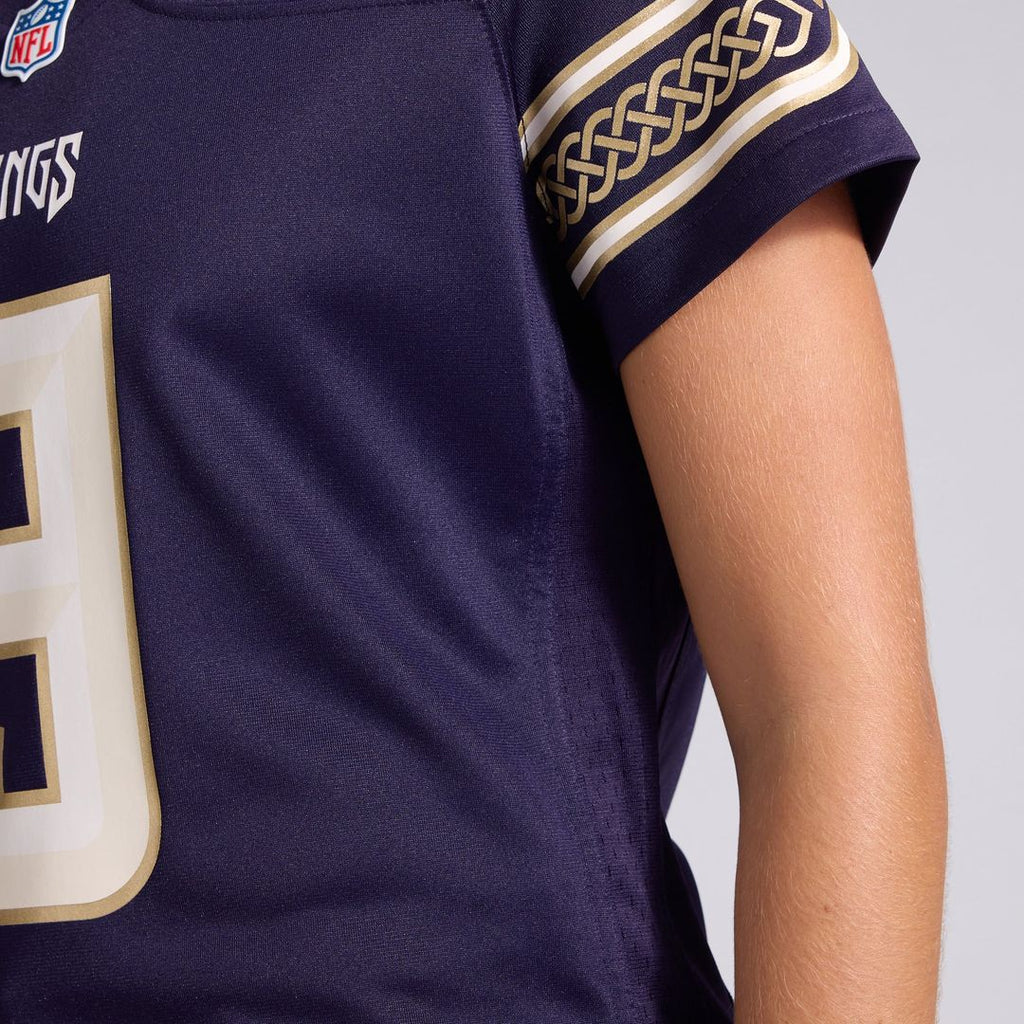 J.J McCarthy Minnesota Vikings Women's 2026 Rivalries Collection Jersey - Purple