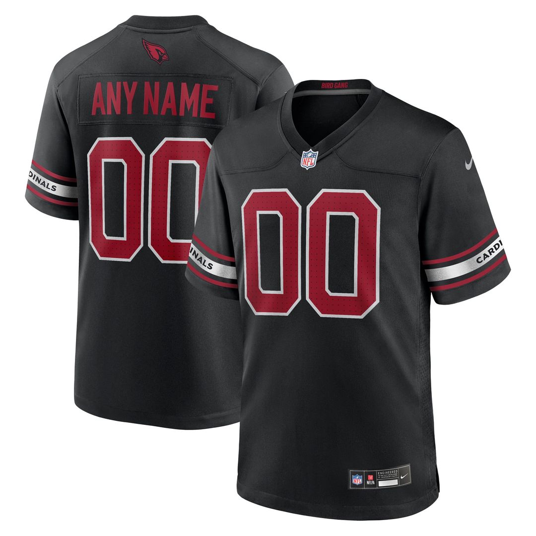 Arizona Cardinals Alternate Custom Jersey - Black