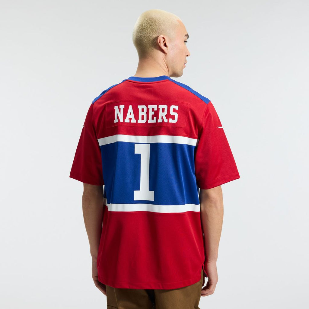 Malik Nabers New York Giants Alternate Jersey - Century Red