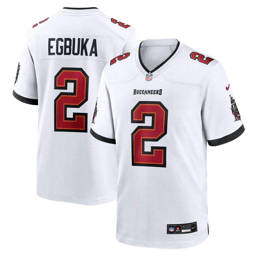 Emeka Egbuka Tampa Bay Buccaneers Alternate Jersey - Pewter