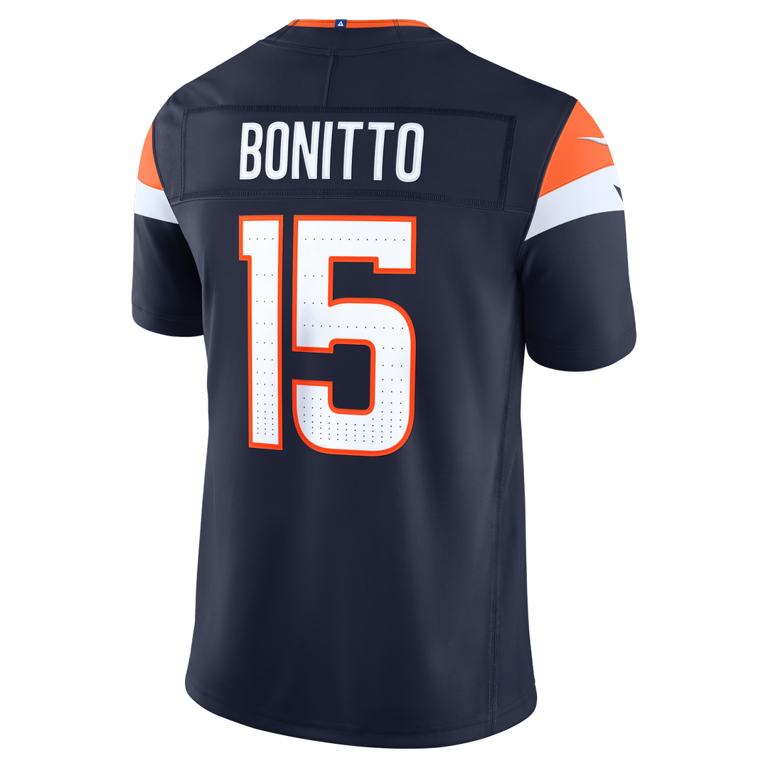 Nik Bonitto Denver Broncos Alternate Mile High Collection 1977 Throwback Stitched Jersey - Orange