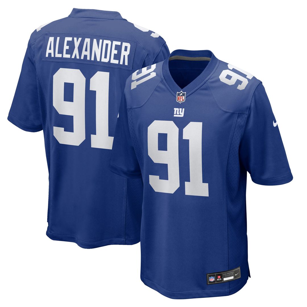 Darius Alexander New York Giants Team Jersey - Royal