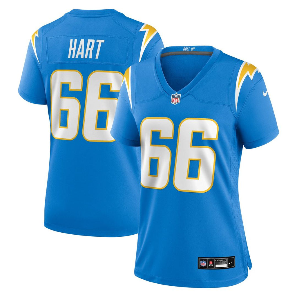 Bobby Hart Los Angeles Chargers Women's Team Jersey - Powder Blue