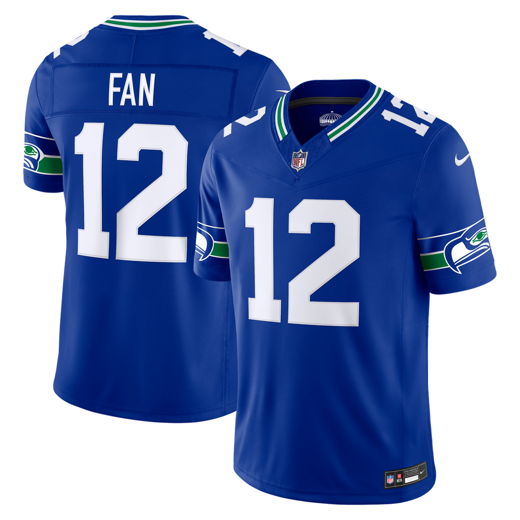 12s Seattle Seahawks Team Stitched Jersey - College Navy