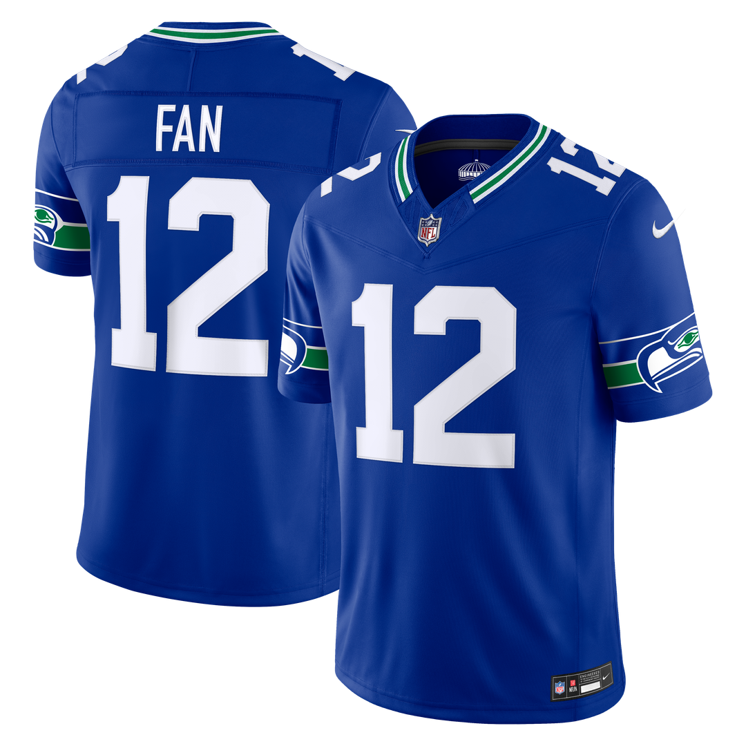 12s Seattle Seahawks Team Stitched Jersey - College Navy