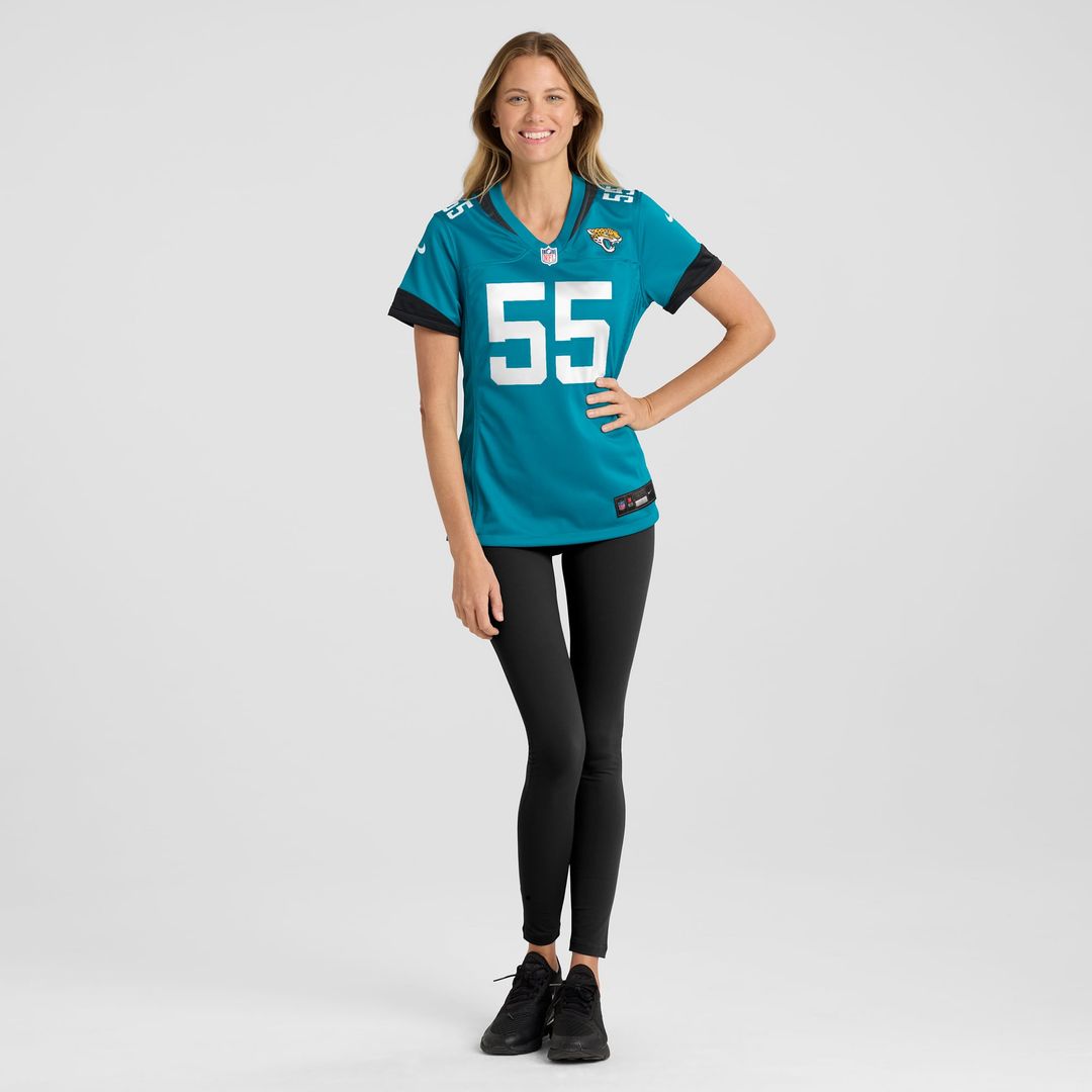 Dequan Jackson Jacksonville Jaguars Women's Jersey - Teal