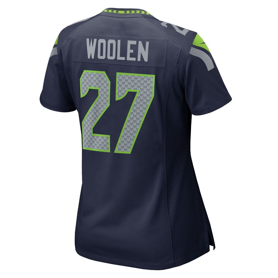 Riq Woolen Seattle Seahawks Women's Team Jersey - College Navy
