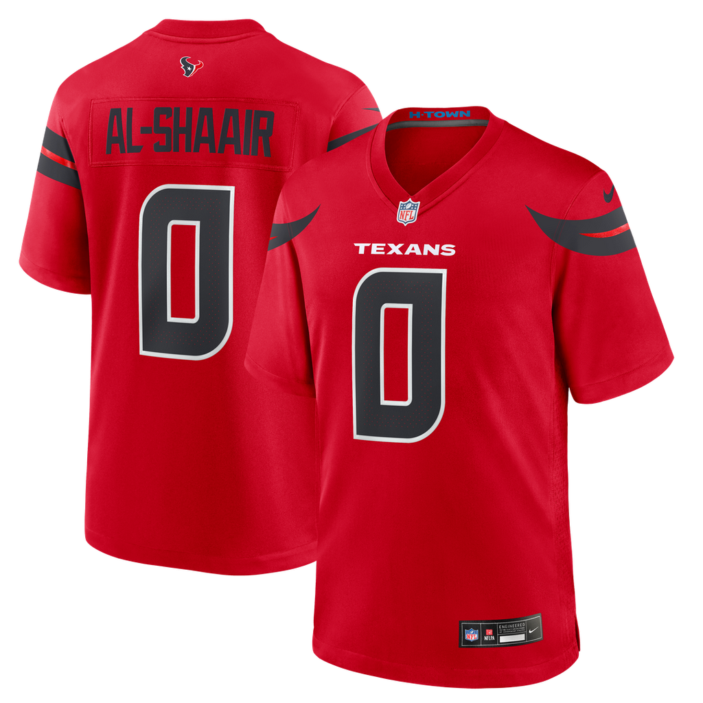 Azeez Al-Shaair Houston Texans Alternate Jersey - Red