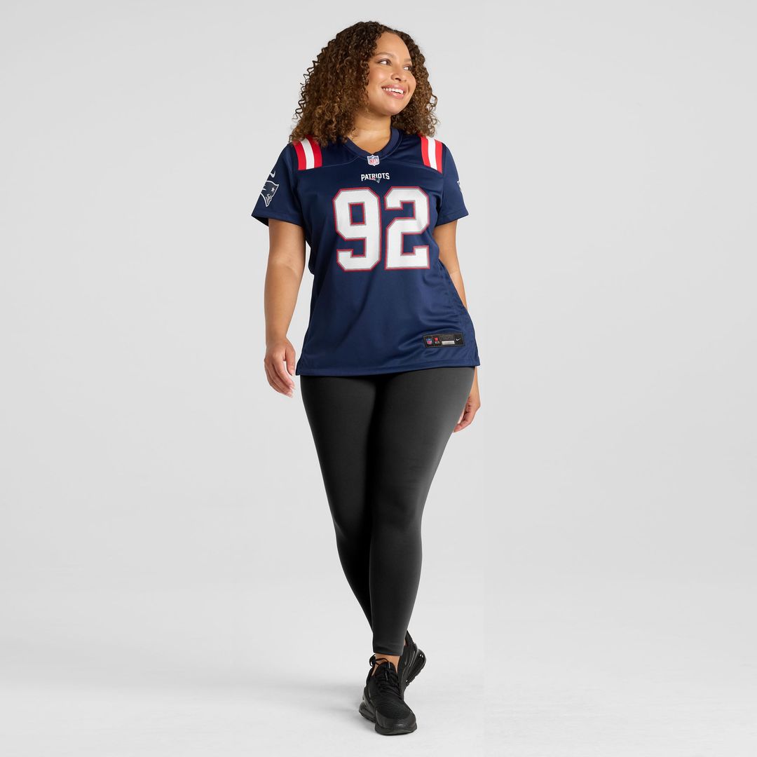 Joshua Farmer New England Patriots Women's Team Jersey - Navy