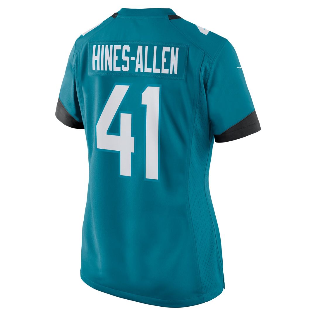 Josh Hines-Allen Jacksonville Jaguars Women's Player Jersey - Teal