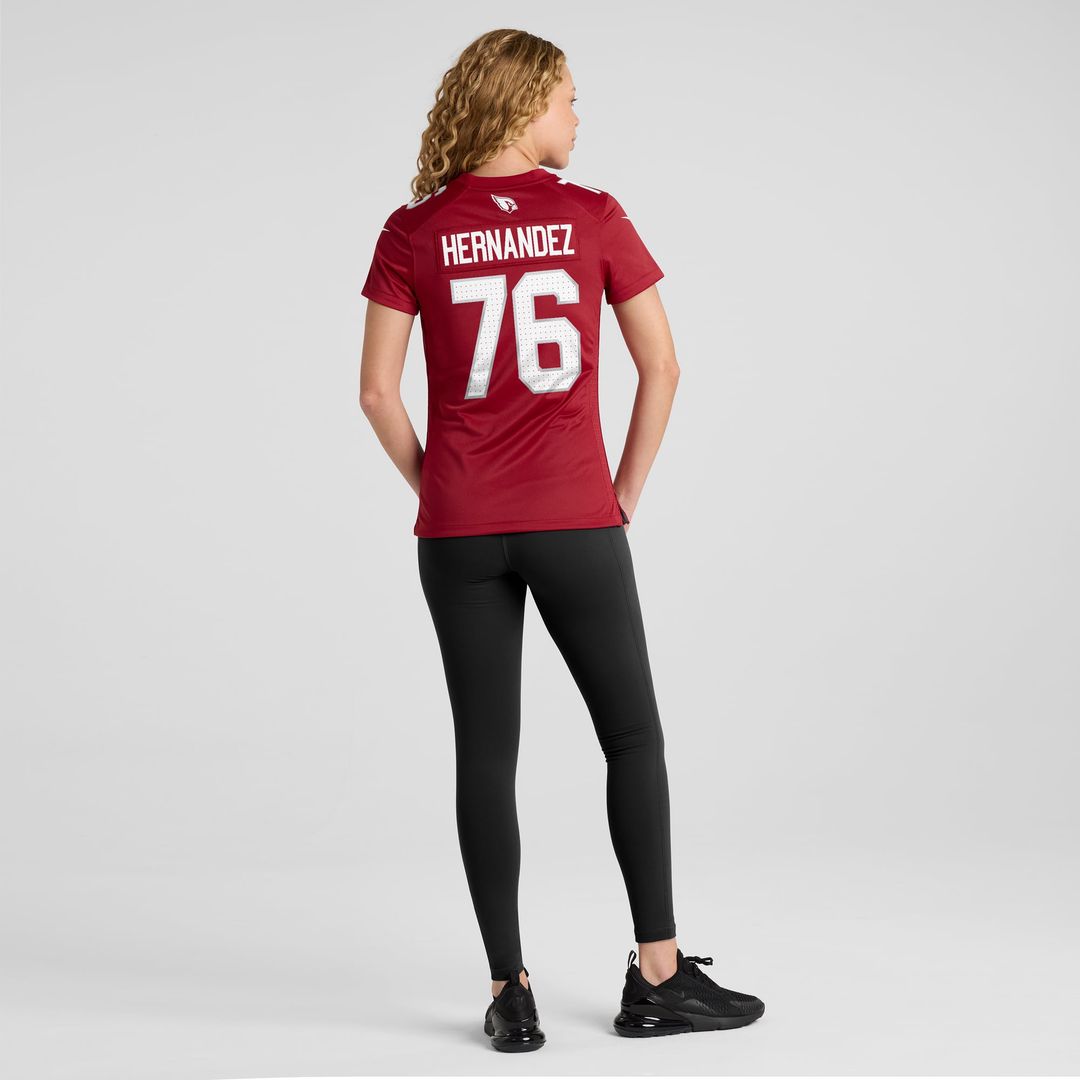 Will Hernandez Arizona Cardinals Women's Jersey - Cardinal
