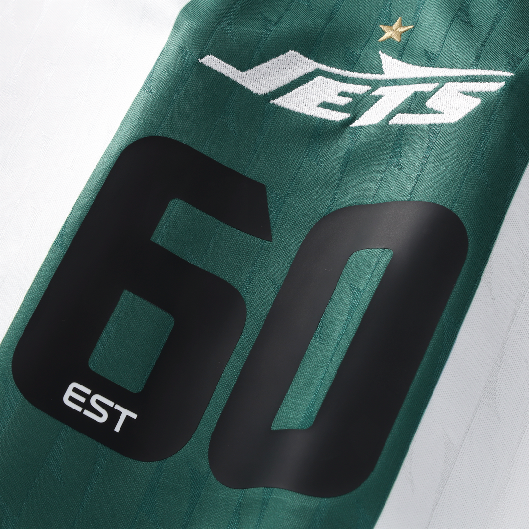 New York Jets Youth Football x Football V-Neck Fan Top - White
