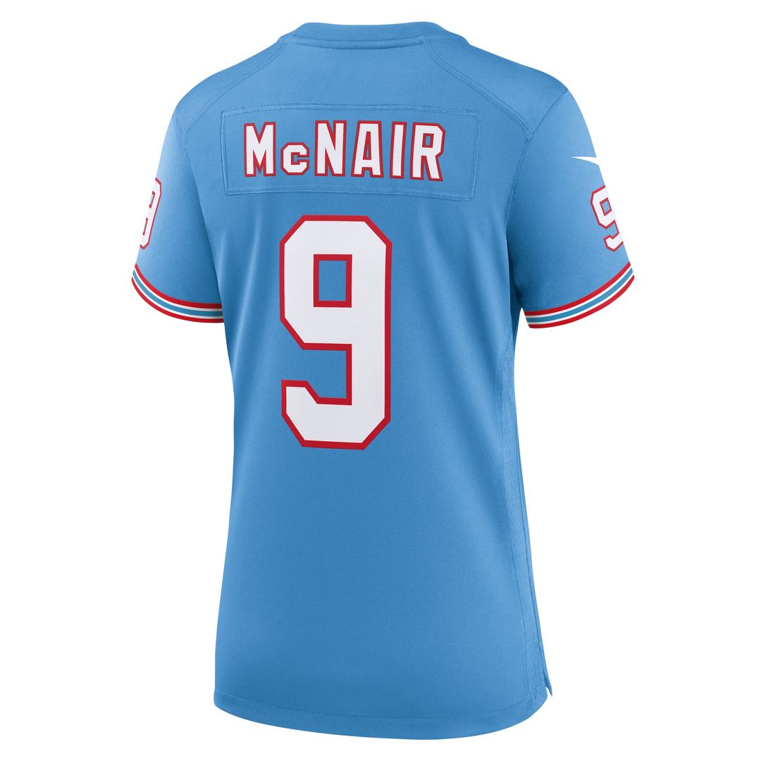 Steve McNair Tennessee Titans Women's Game Retired Player Jersey - Navy