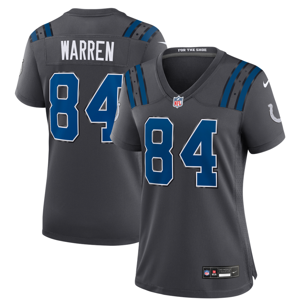Tyler Warren Indianapolis Colts Women's 2026 Rivalries Collection Jersey - Anthracite