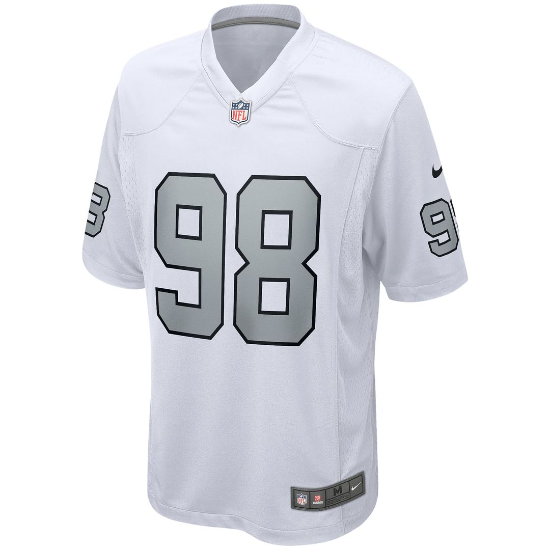 Maxx Crosby Las Vegas Raiders Alternate Jersey - White