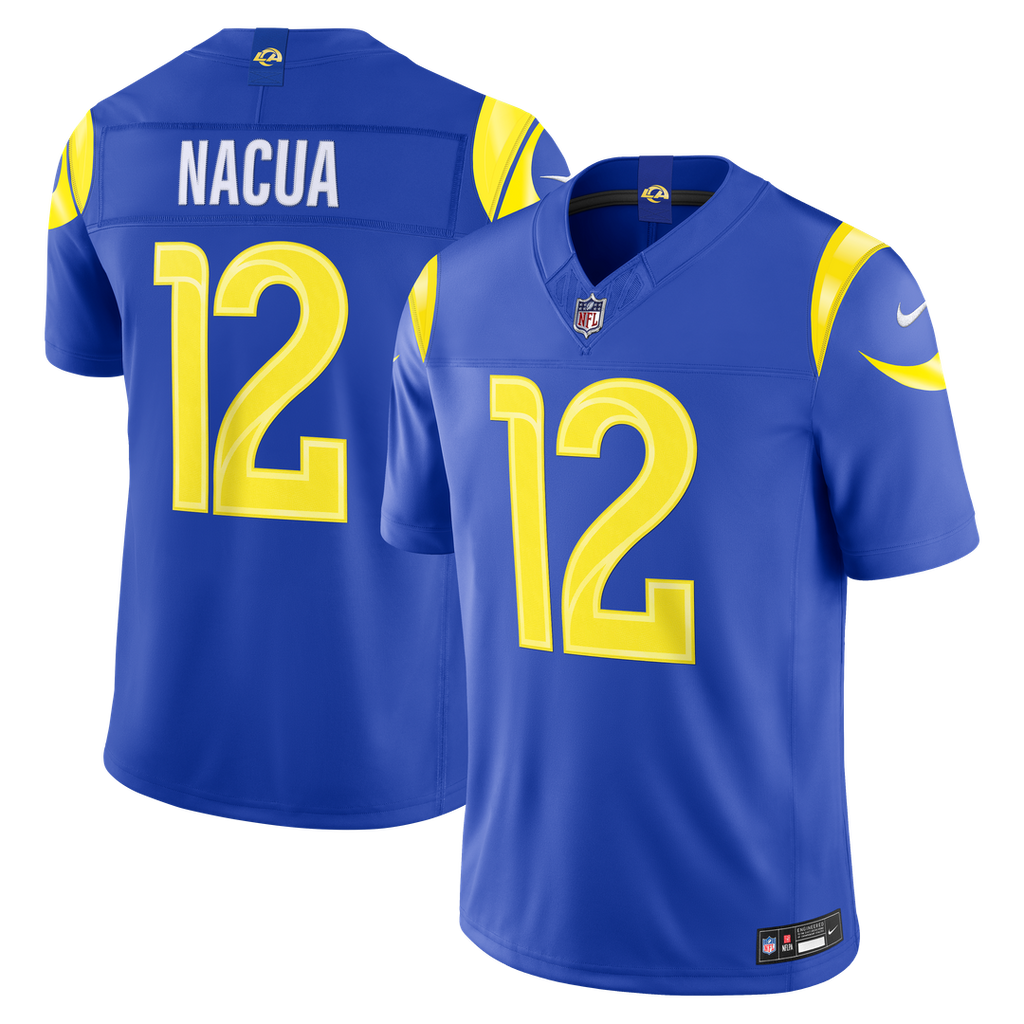 Puka Nacua Los Angeles Rams Stitched Jersey - White