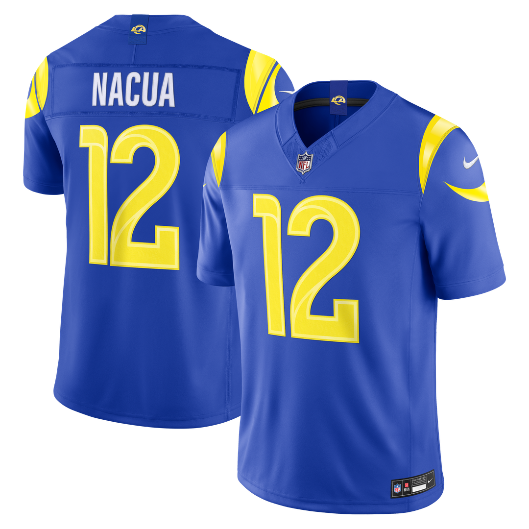 Puka Nacua Los Angeles Rams Stitched Jersey - White