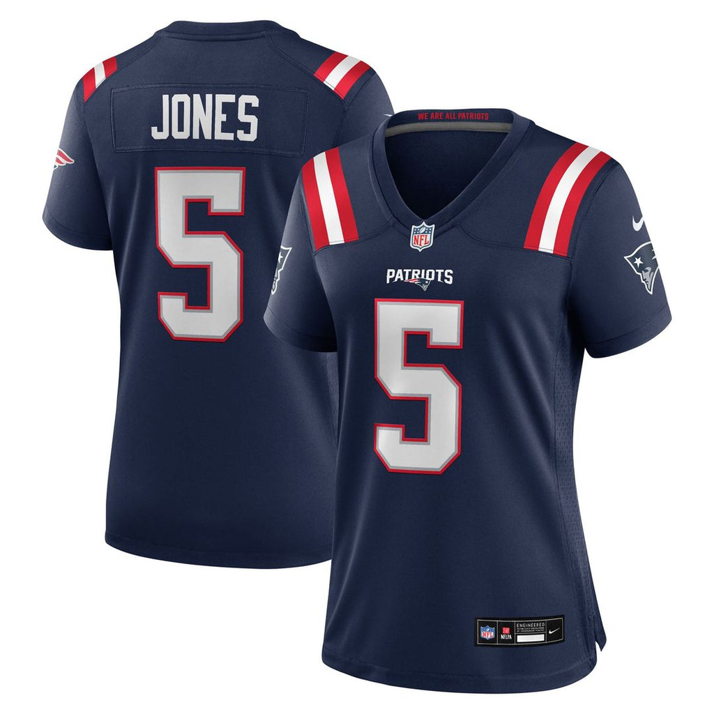 Dre'Mont Jones New England Patriots Women's Team Jersey - Navy