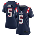 Dre'Mont Jones New England Patriots Women's Team Jersey - Navy