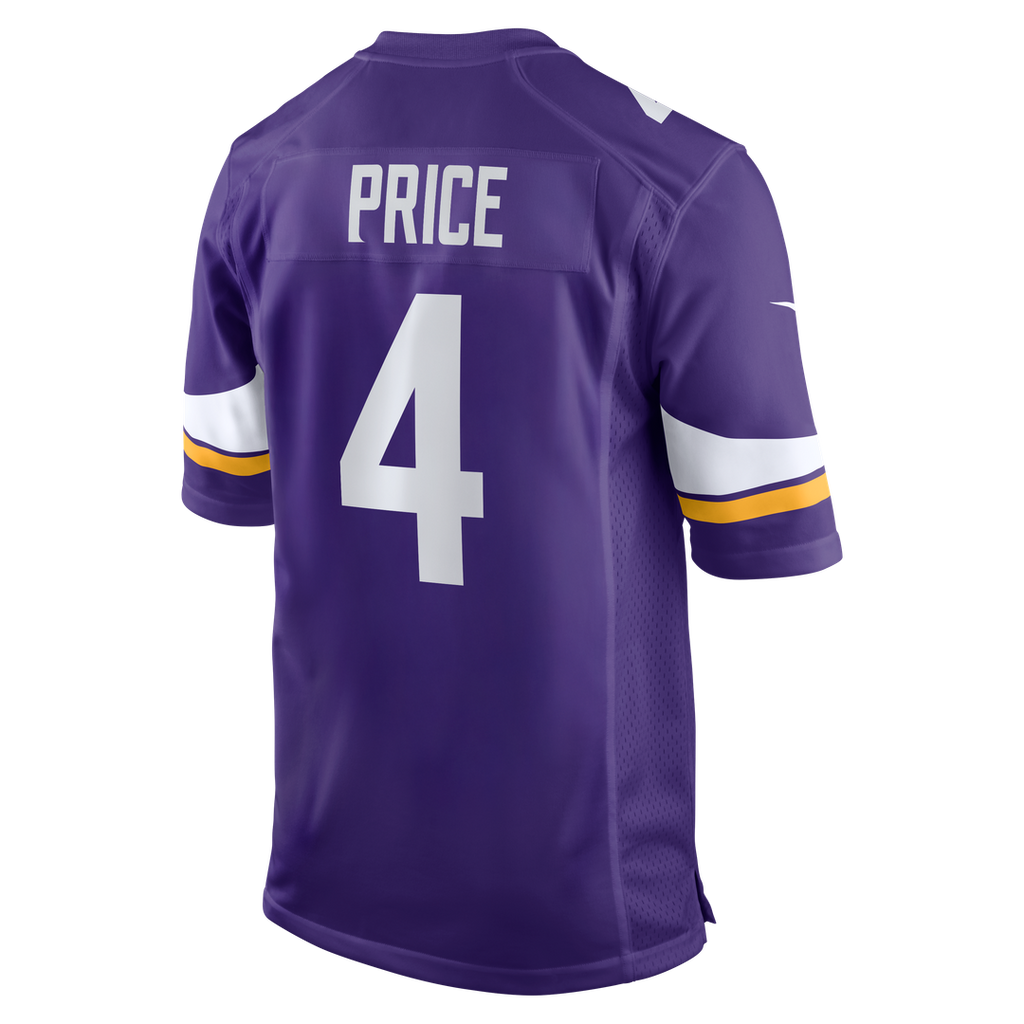 Myles Price Minnesota Vikings Team Jersey - Purple