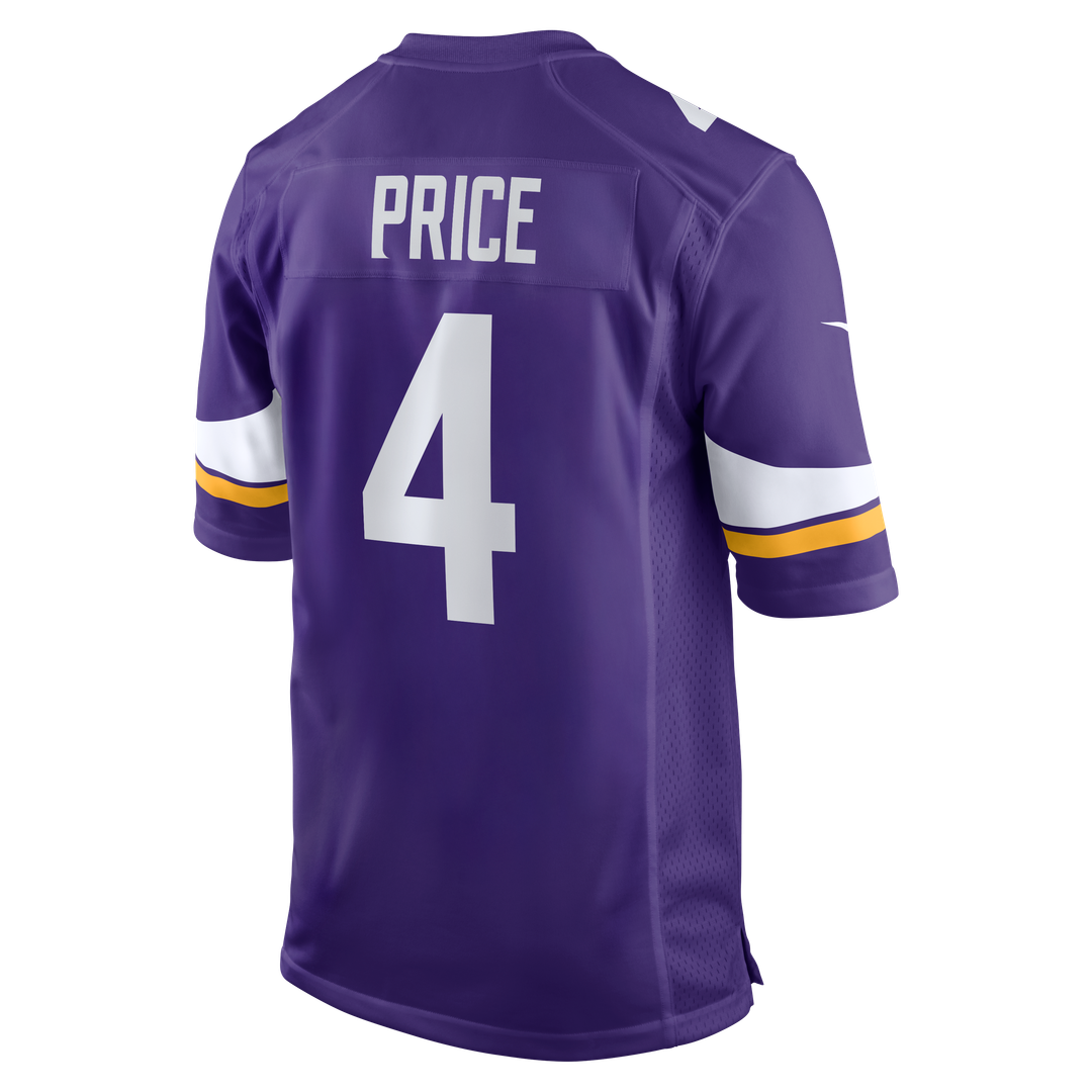 Myles Price Minnesota Vikings Team Jersey - Purple