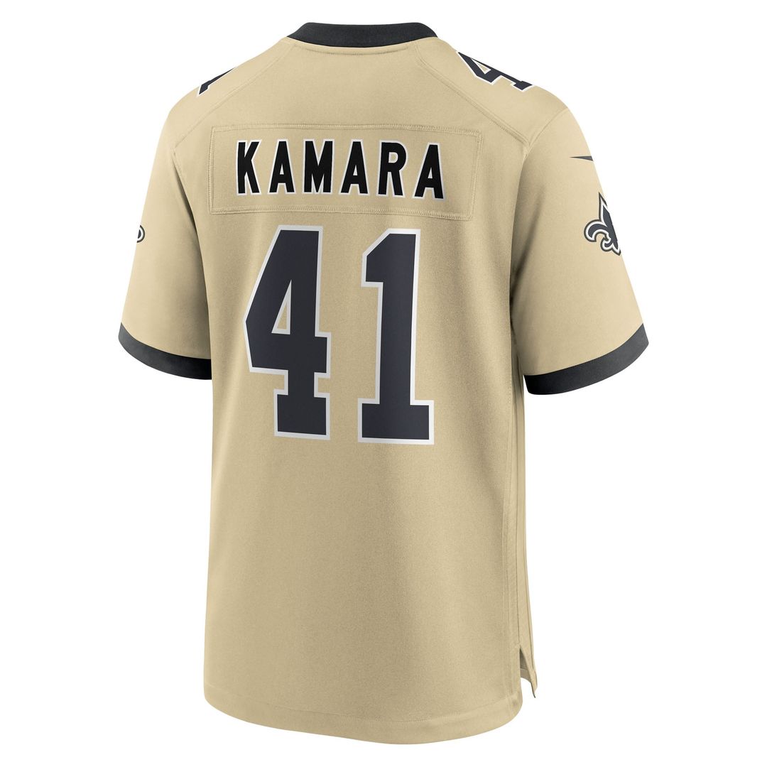 Alvin Kamara New Orleans Saints Youth Gameday Golds Alternate Jersey - Gold