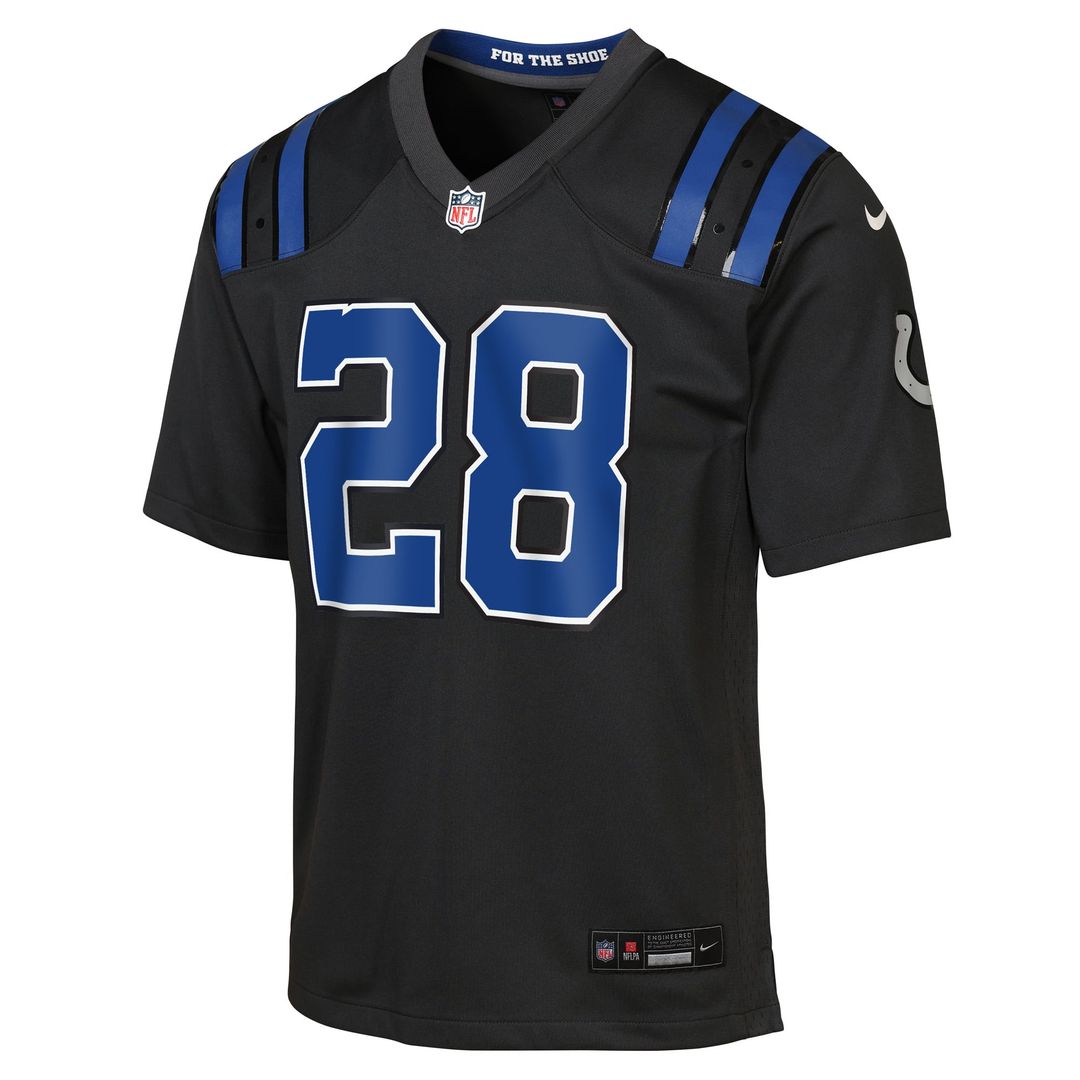 Jonathan Taylor Indianapolis Colts Youth 2026 Rivalries Collection Jersey - Anthracite