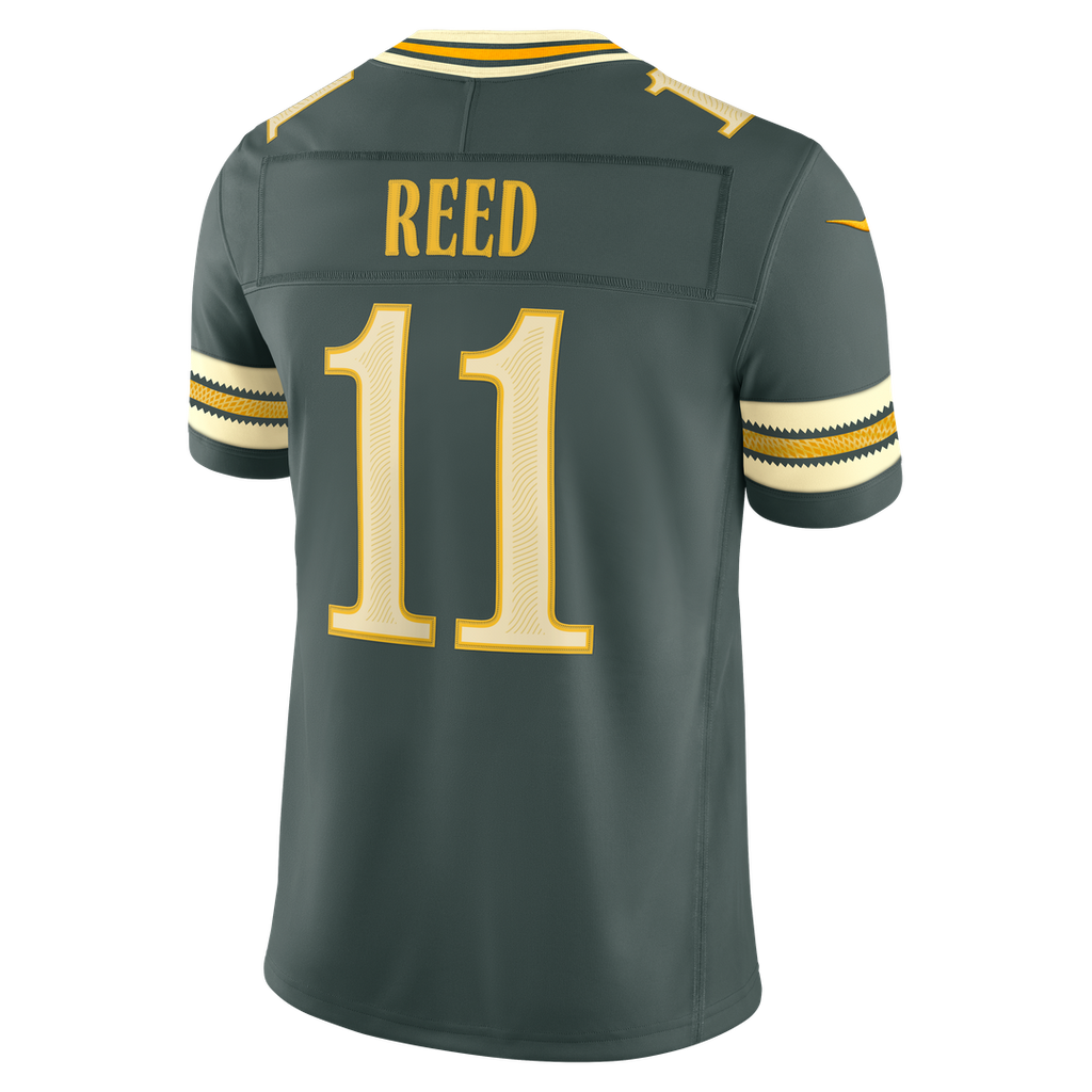 Jayden Reed Green Bay Packers 2026 Rivalries Collection Stitched Jersey - Green