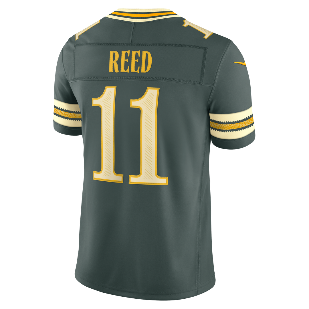Jayden Reed Green Bay Packers 2026 Rivalries Collection Stitched Jersey - Green