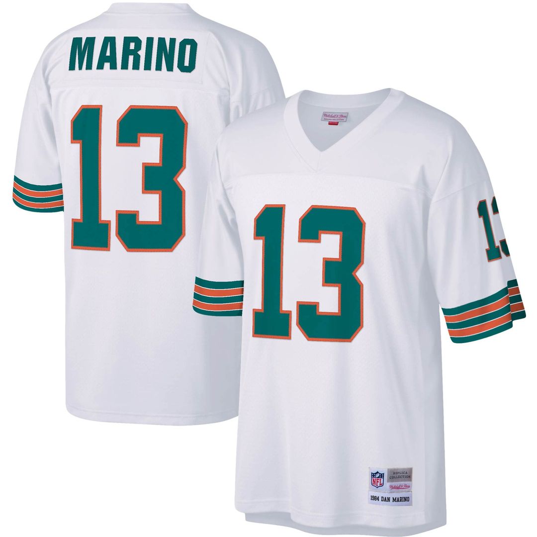 Dan Marino Miami Dolphins Big & Tall 1984 Retired Player Jersey - White