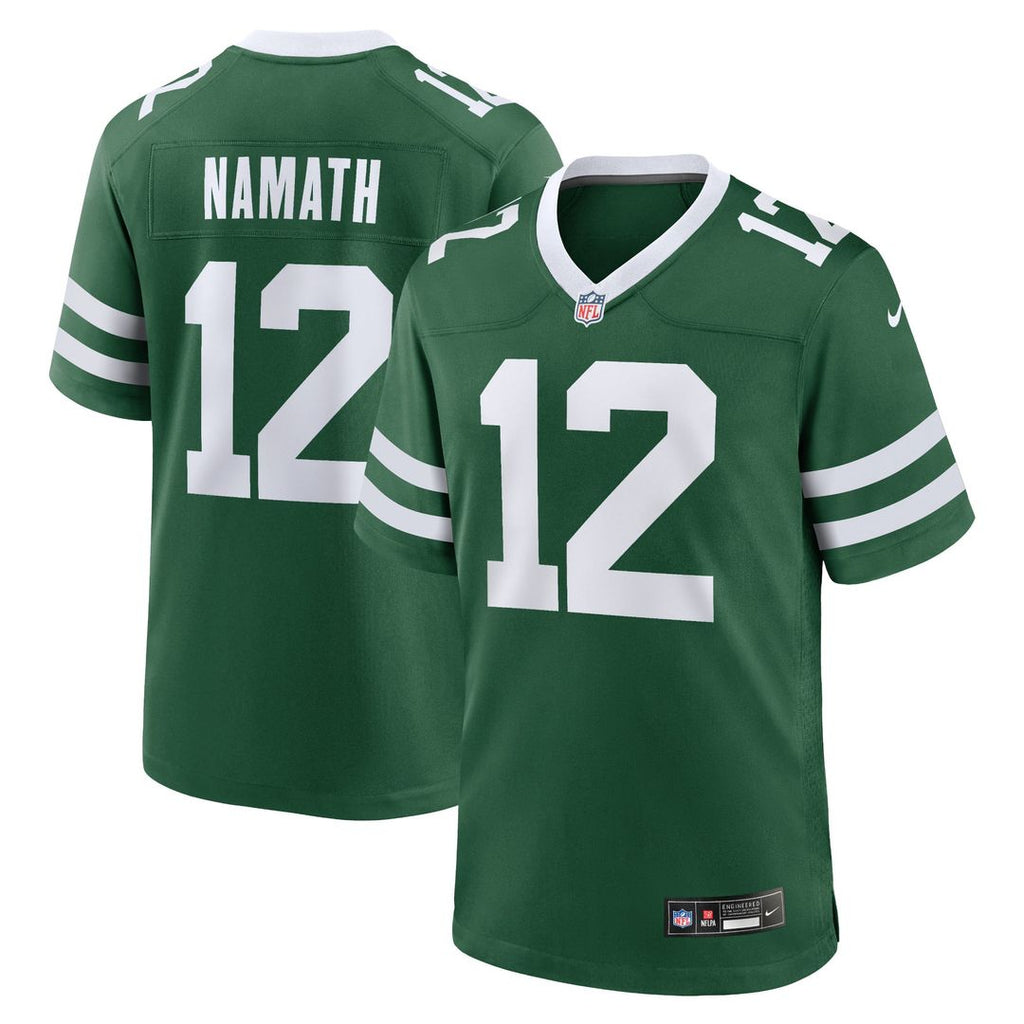 Joe Namath New York Jets Jersey - Legacy Green