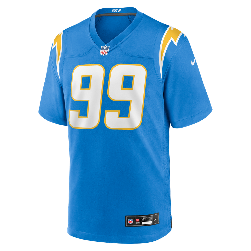 Jamaree Caldwell Los Angeles Chargers Team Jersey - Powder Blue