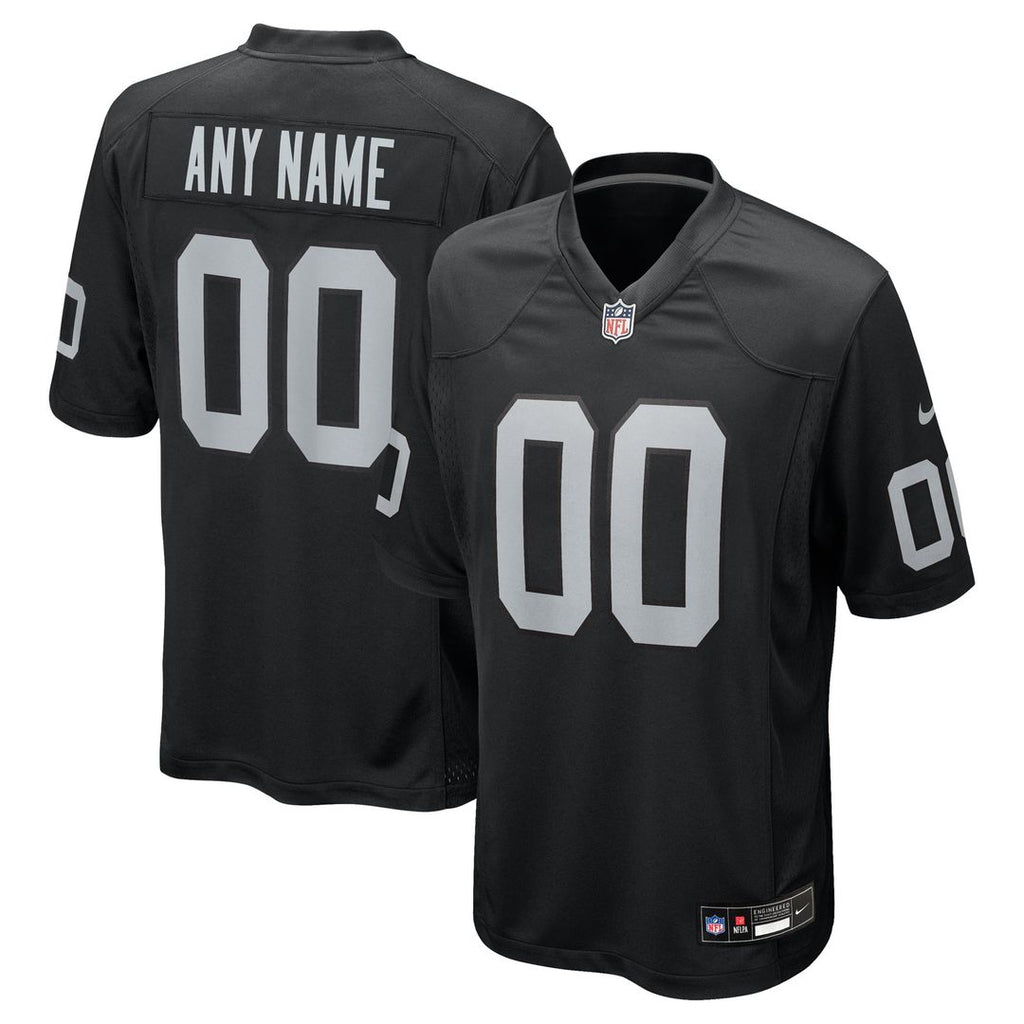 Las Vegas Raiders Custom Jersey - Black