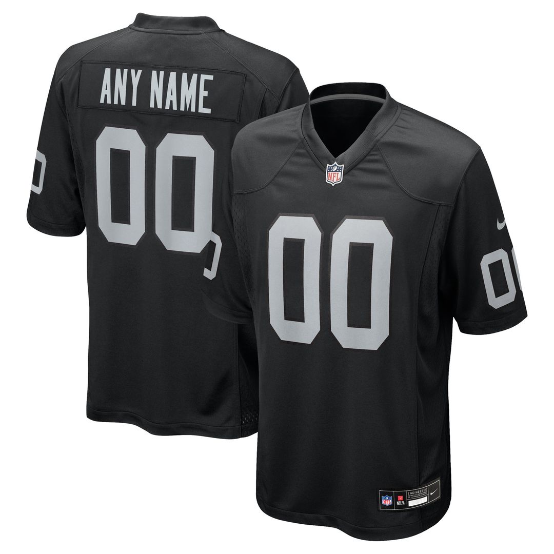 Las Vegas Raiders Custom Jersey - Black
