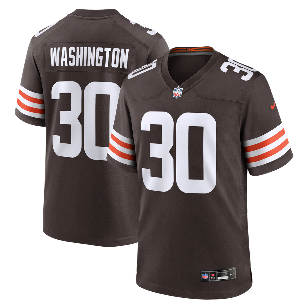 Zion Washington Cleveland Browns Team Jersey - Brown