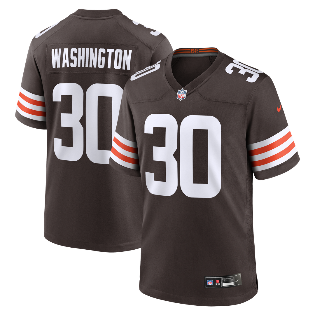 Zion Washington Cleveland Browns Team Jersey - Brown