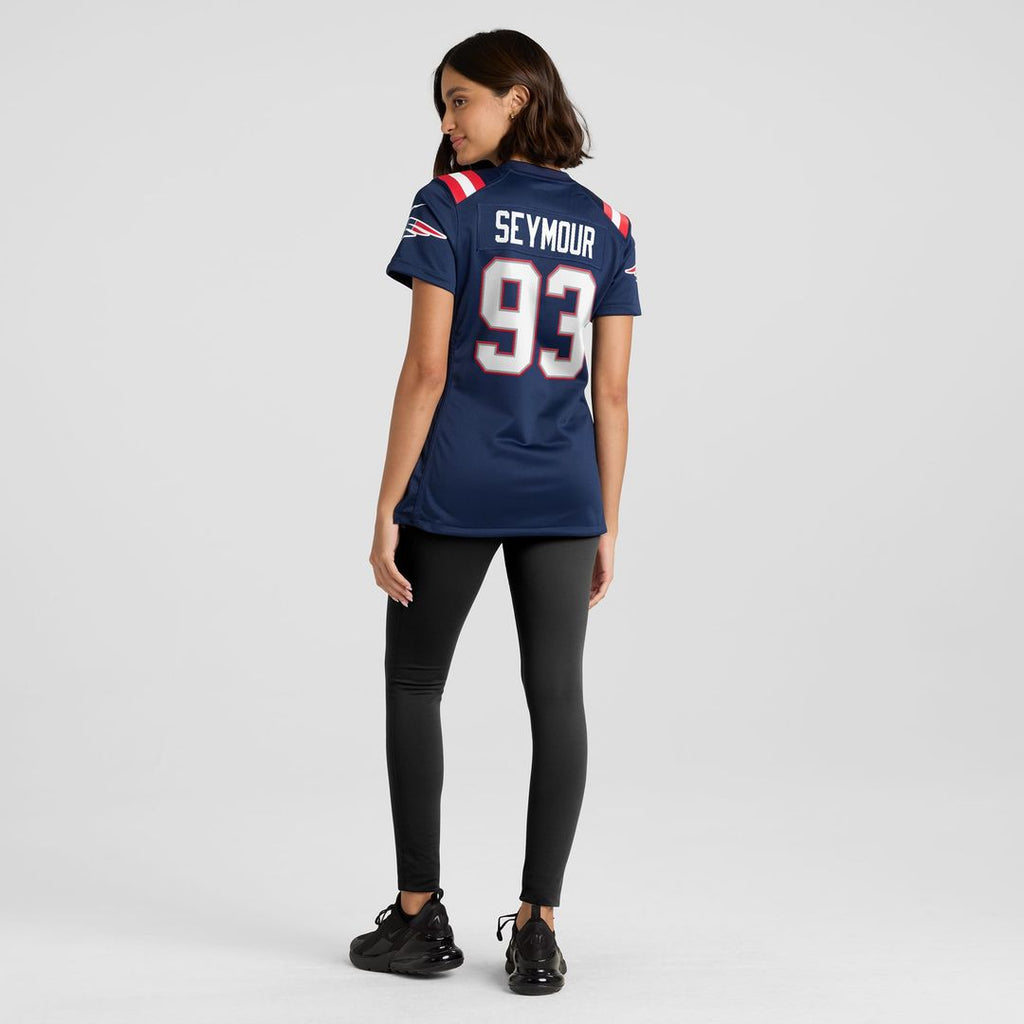 Richard Seymour New England Patriots Women's Retired Player Jersey - Navy