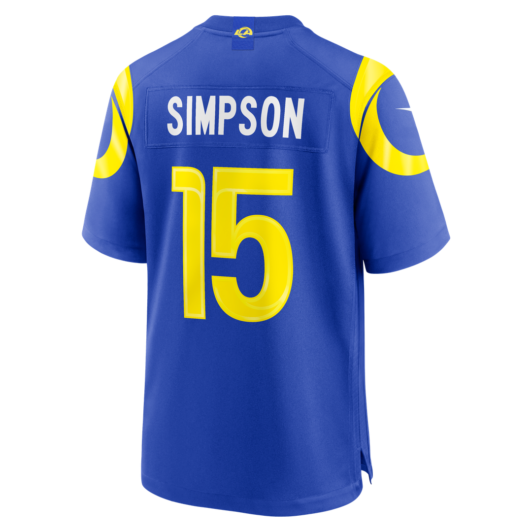 Ty Simpson Los Angeles Rams Team Jersey - Royal