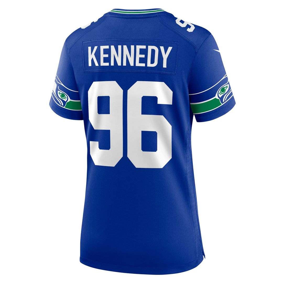 Cortez Kennedy Seattle Seahawks Women's Throwback Player Jersey - Royal