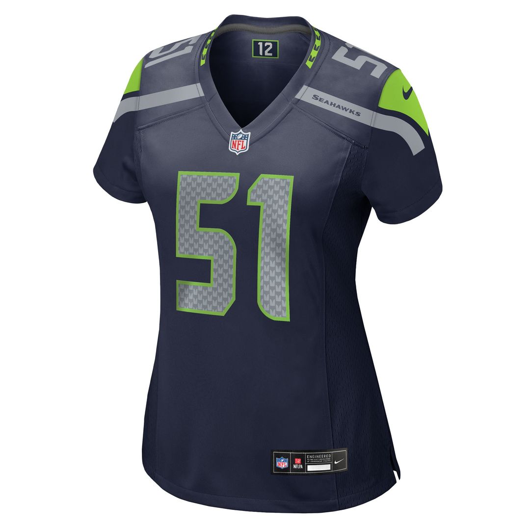 Jared Ivey Seattle Seahawks Women's Team Jersey - College Navy