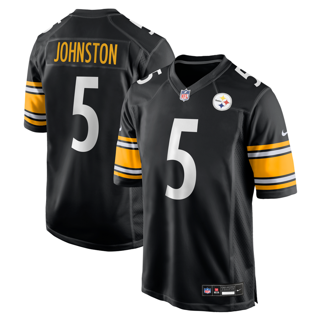 Cameron Johnston Pittsburgh Steelers Jersey - Black