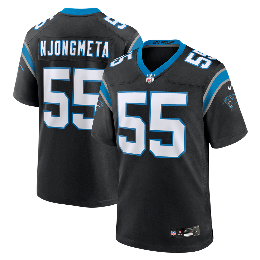 Maema Njongmeta Carolina Panthers Team Jersey - Black