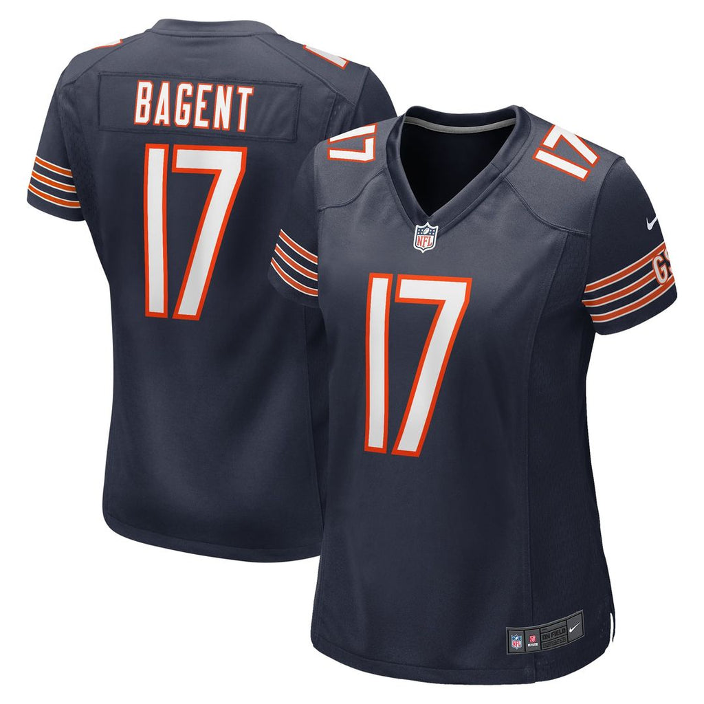 Tyson Bagent Chicago Bears Women's Jersey - Navy