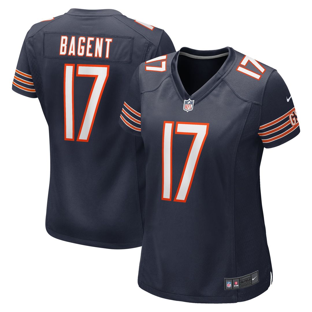 Tyson Bagent Chicago Bears Women's Jersey - Navy