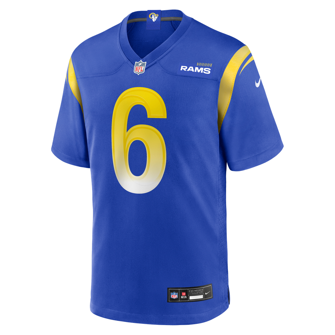 Nick Hampton Los Angeles Rams Team Jersey - Royal