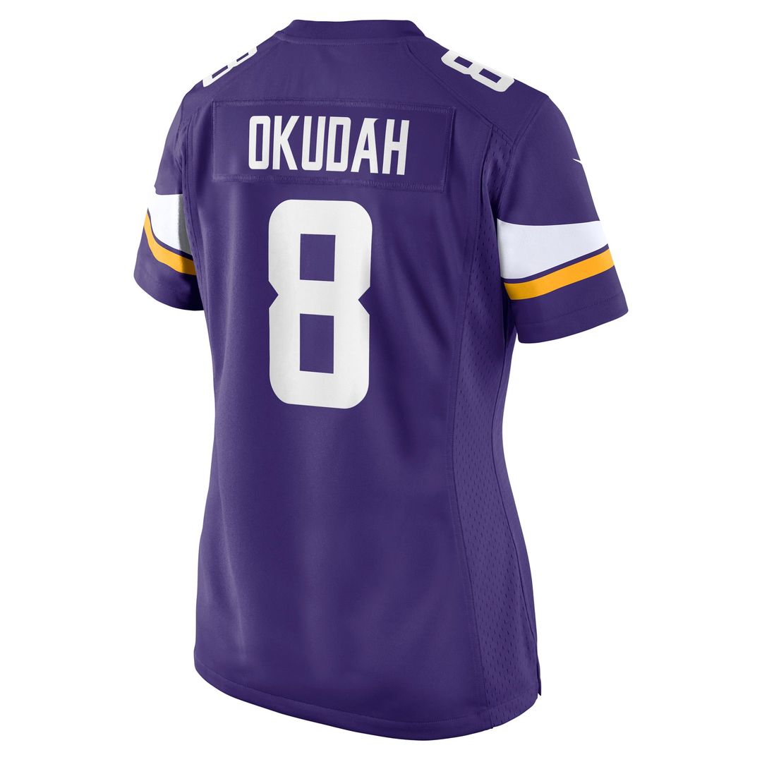 Jeff Okudah Minnesota Vikings Women's Team Jersey - Purple