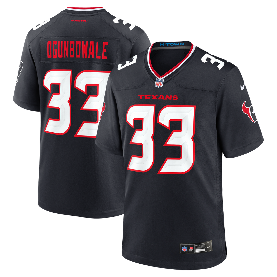 Dare Ogunbowale Houston Texans Team Jersey - Navy