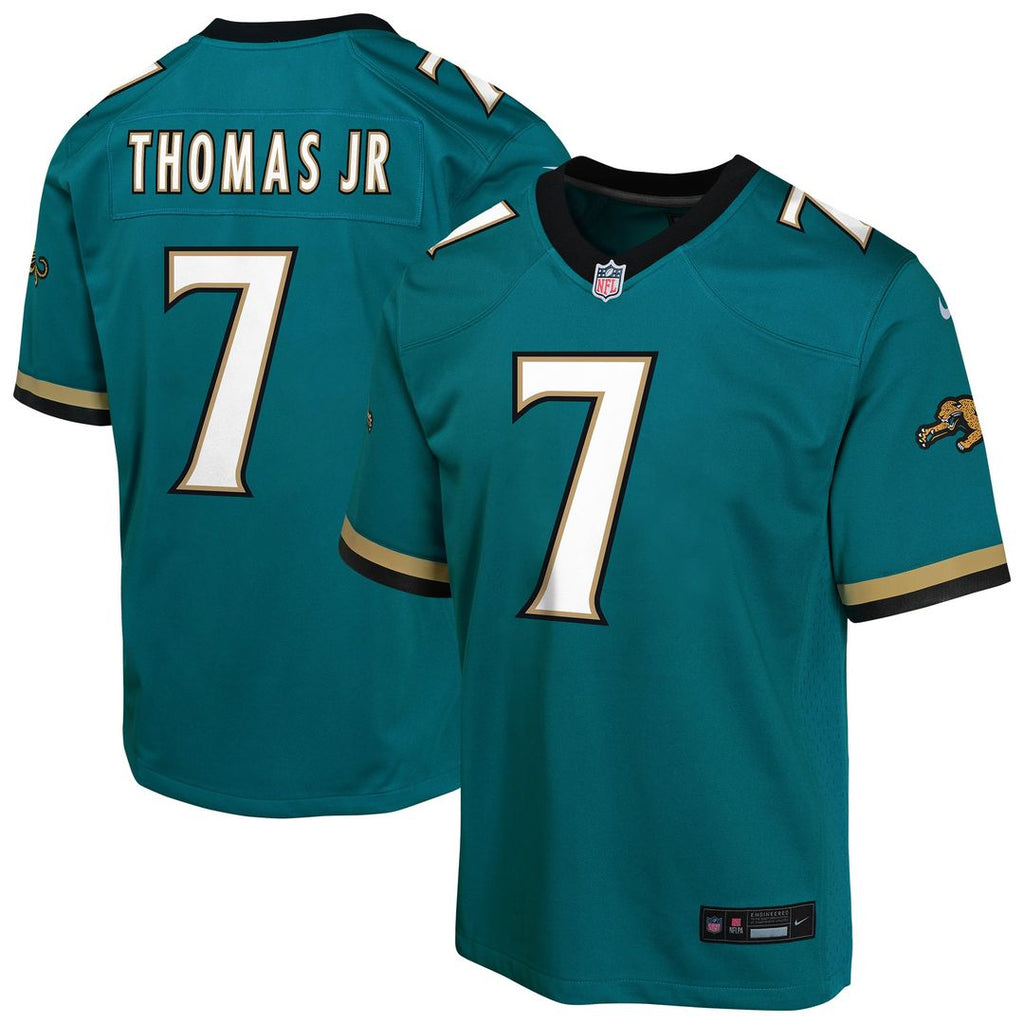 Brian Thomas Jr. Jacksonville Jaguars Youth Alternate 2 Prowler Throwback Jersey - Teal