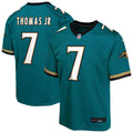 Brian Thomas Jr. Jacksonville Jaguars Youth Alternate 2 Prowler Throwback Jersey - Teal