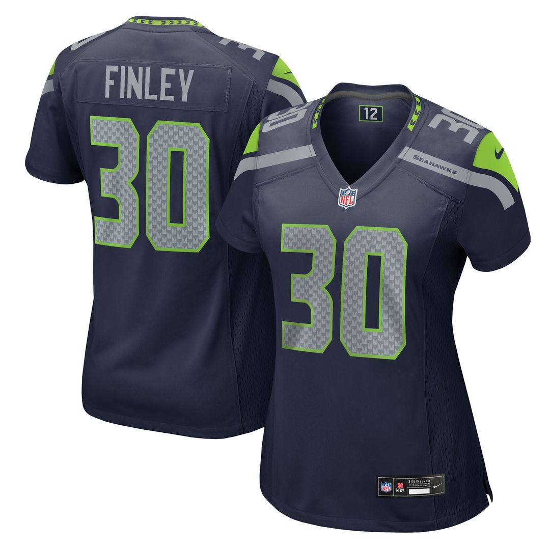 AJ Finley Seattle Seahawks Women's Team Jersey - College Navy